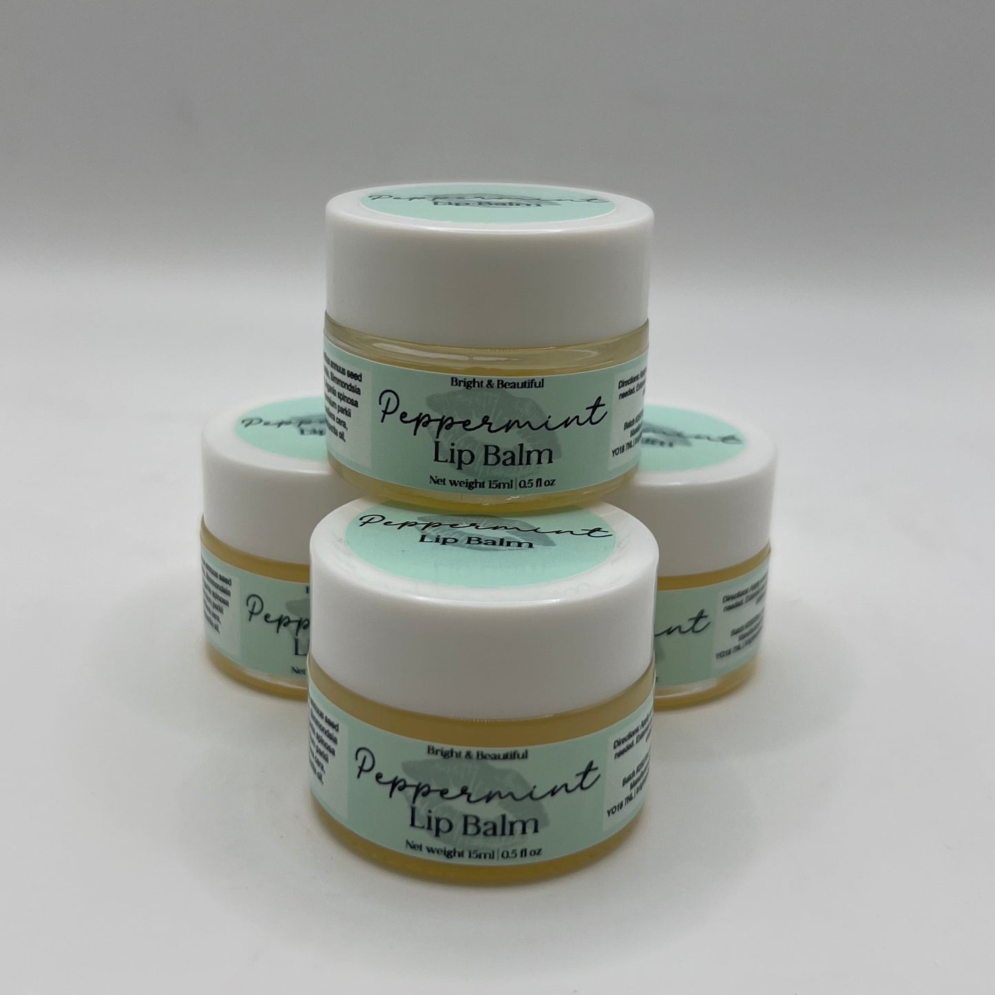 Vegan Peppermint Lip Balm