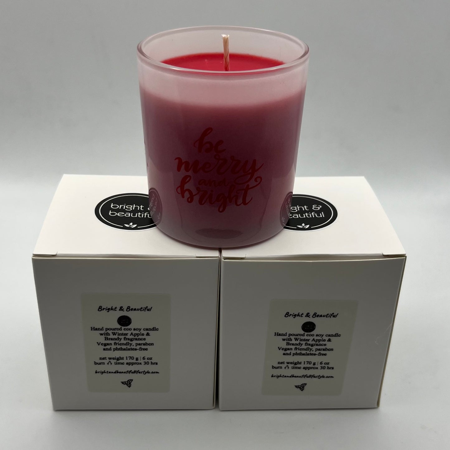 Merry & Bright Christmas Candle