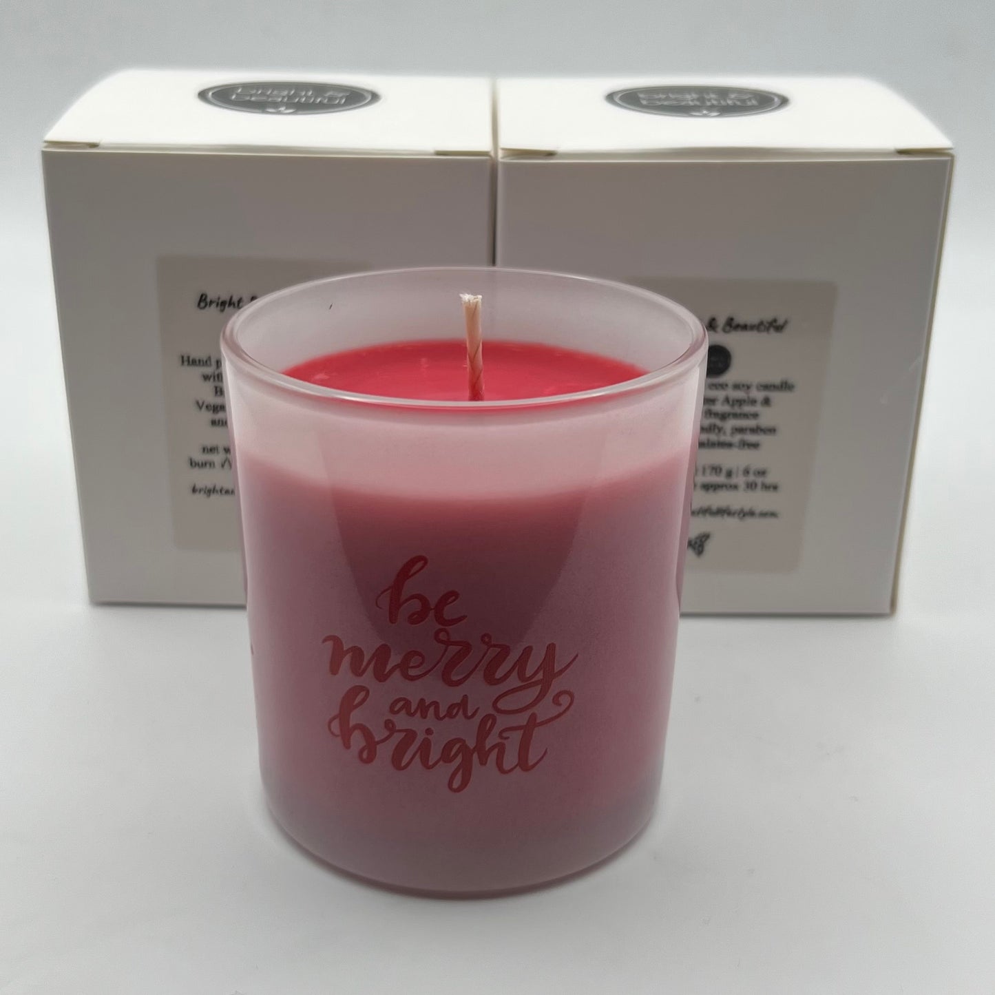 Merry & Bright Christmas Candle