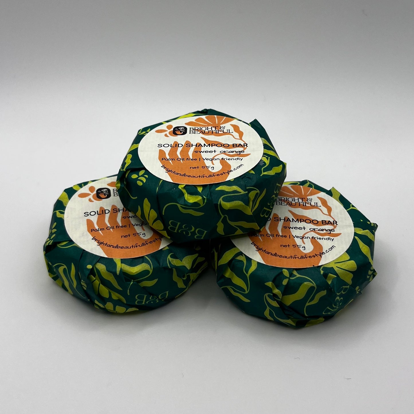Sweet Orange Pressed Shampoo Bar