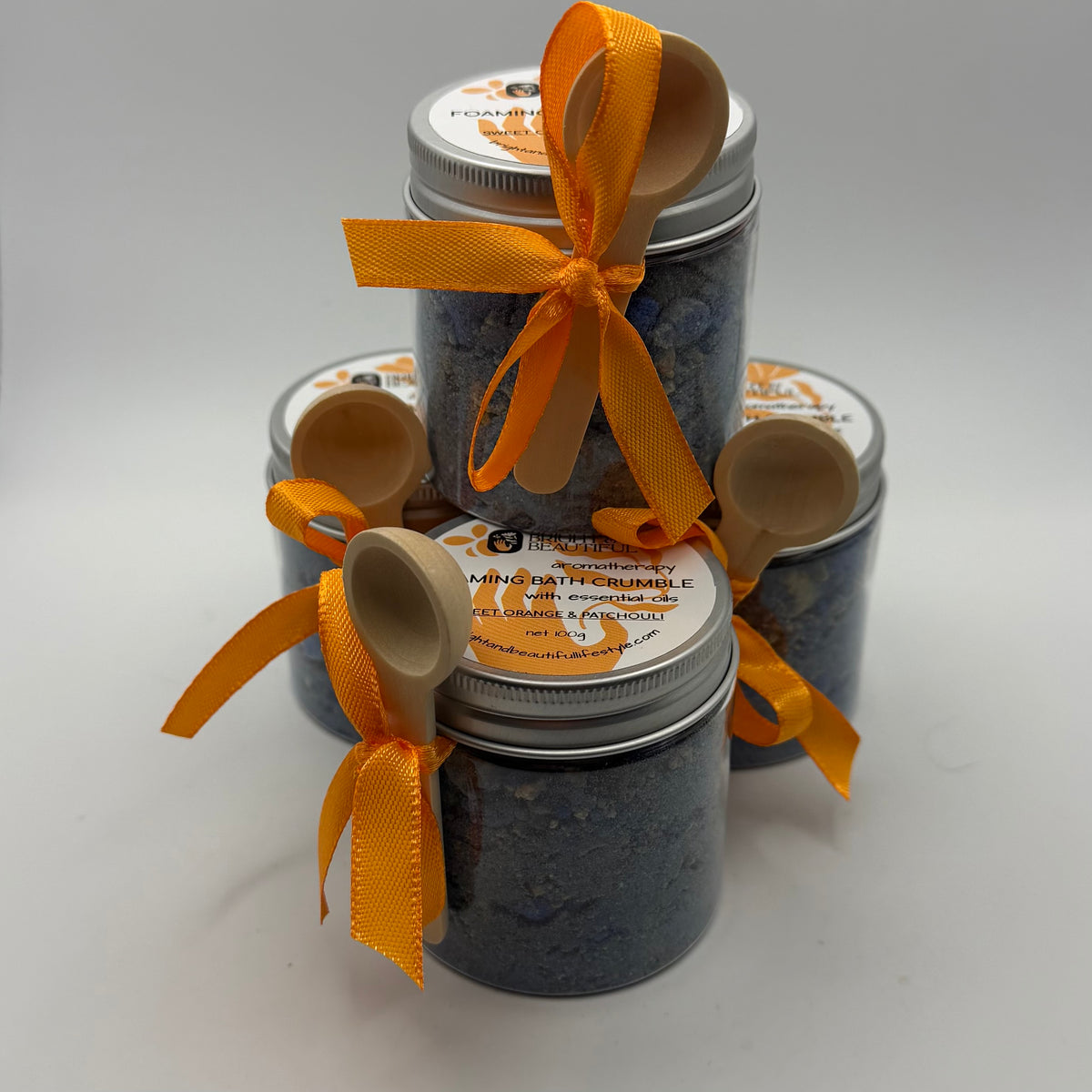 Foaming Bath Crumble - Sweet Orange & Patchouli