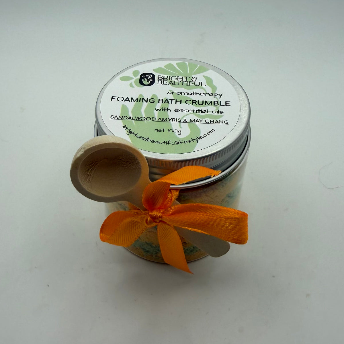 Foaming Bath Crumble - Sandalwood Amyris & May Chang