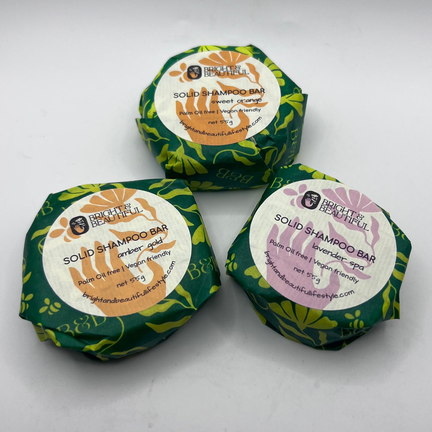 Solid Pressed Shampoo Bars