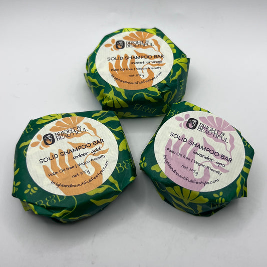 Solid Pressed Shampoo Bars