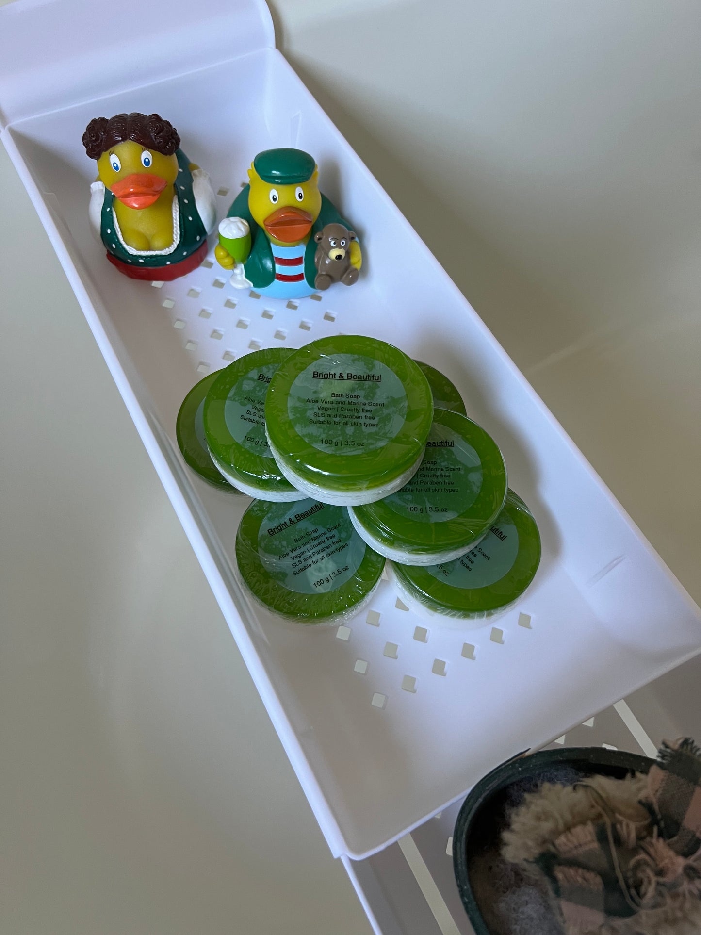 Green/white Marine Bath Soap