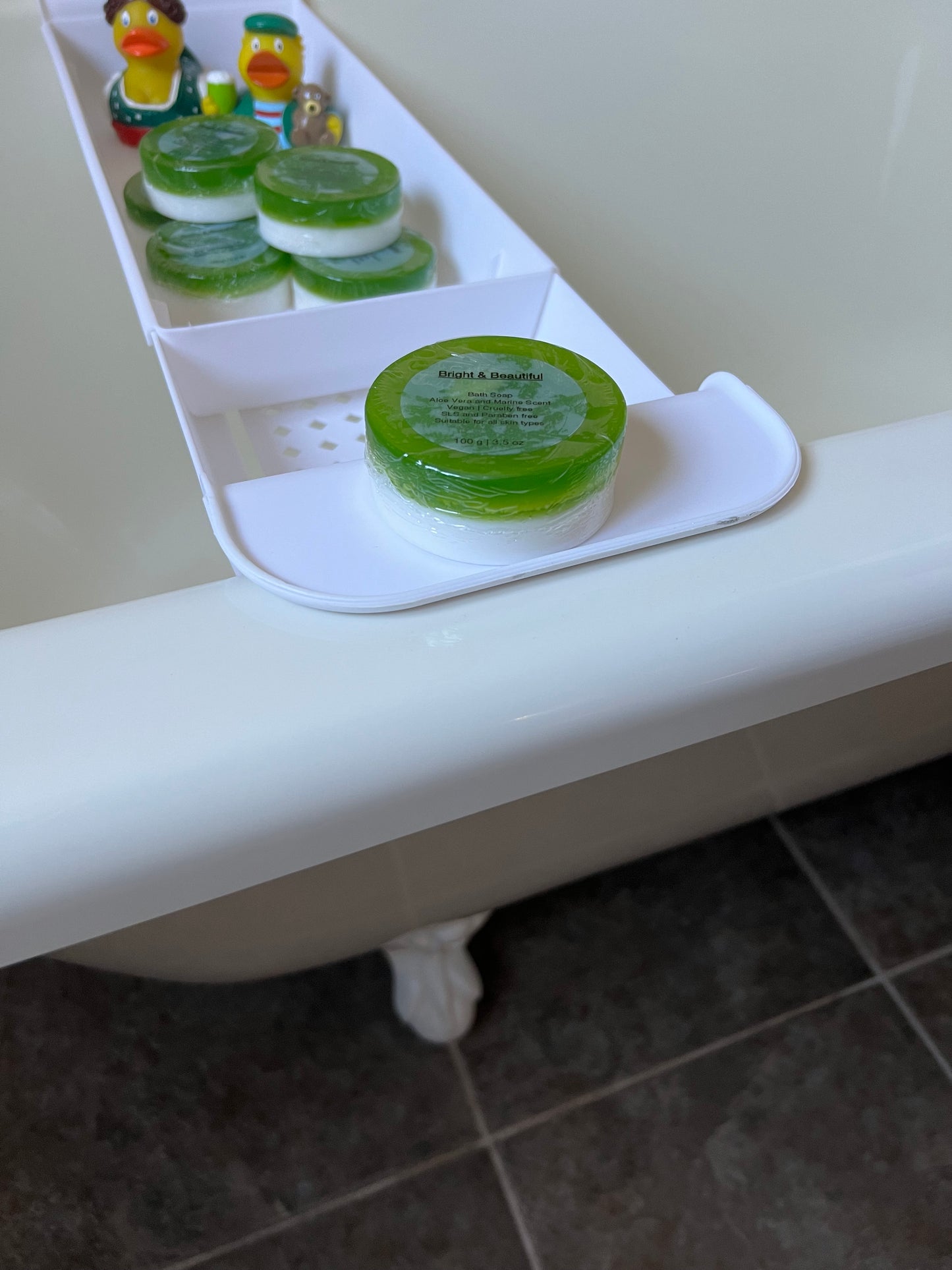 Green/white Marine Bath Soap