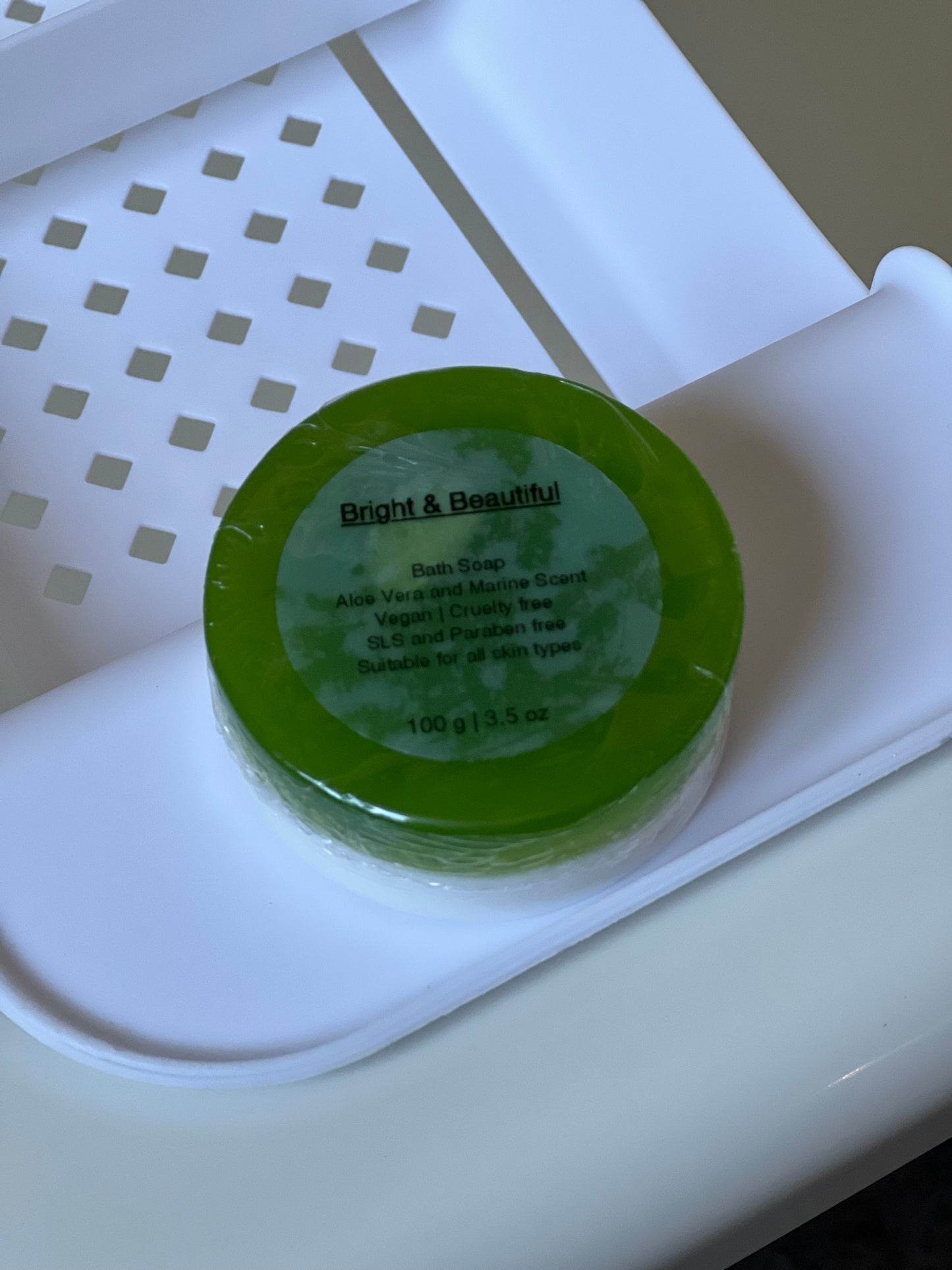 Green/white Marine Bath Soap