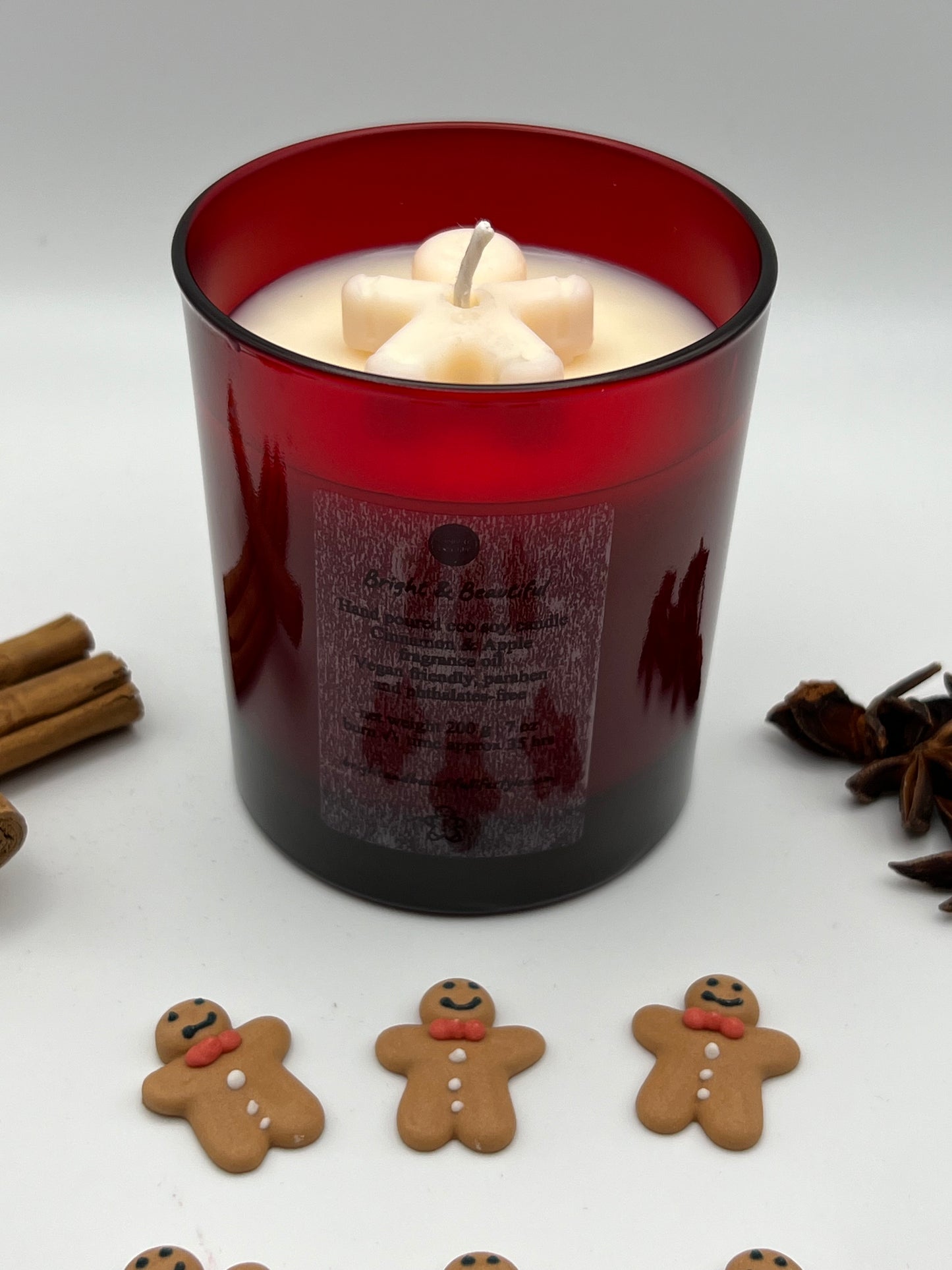 Gingerbread Deco Candle