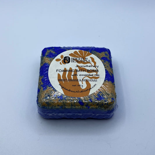 Sweet Orange & Patchouli Bath Bomb