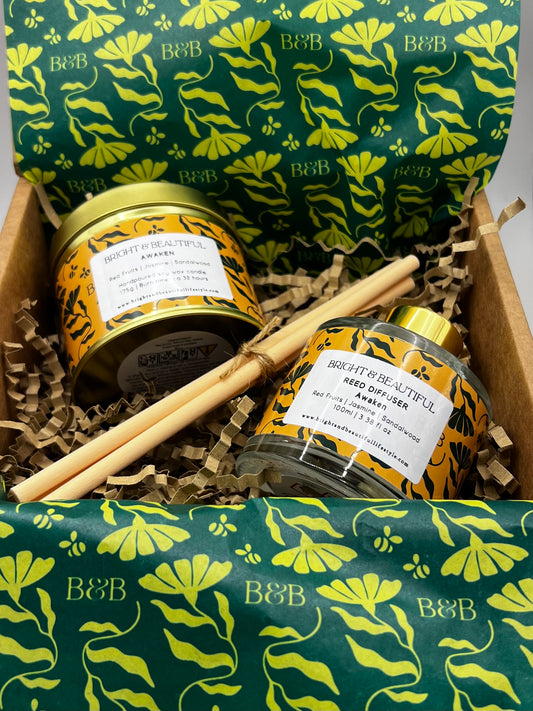Scented Candle & Diffuser Gift Box