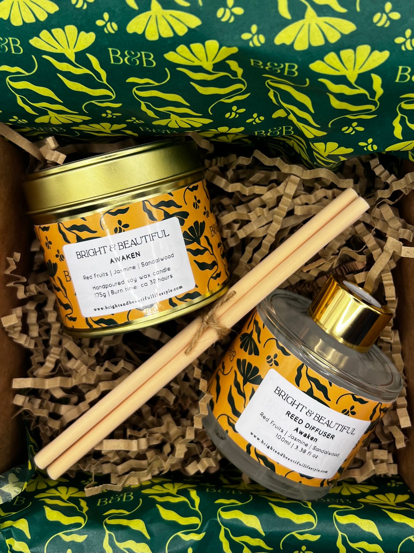 Scented Candle & Diffuser Gift Box